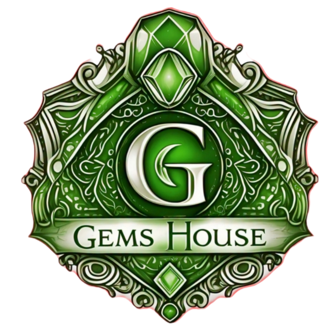 Gems House logo - Luxury jewelry brand specializing in exquisite gemstones, diamonds, and fine jewelry collections